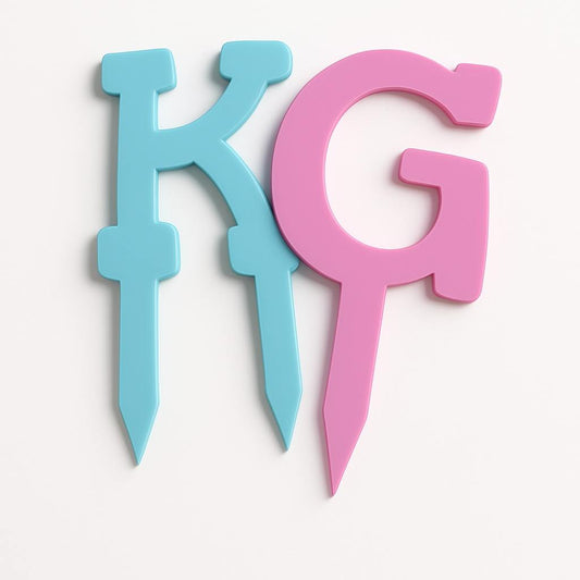 Alphabet Grave Marker