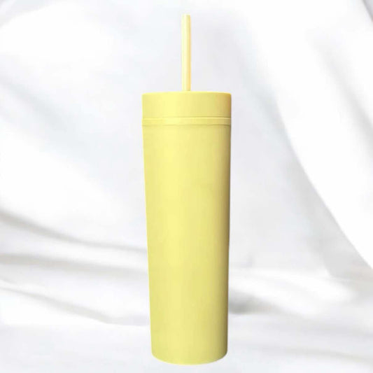 Skinny Tumbler Pale Yellow (01)