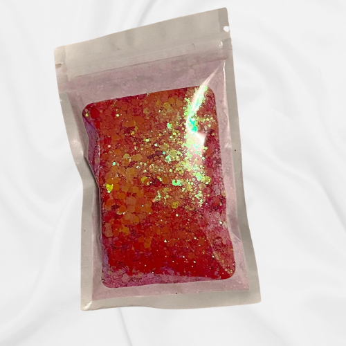 Chunky Glitter Mix 50g Red Apple